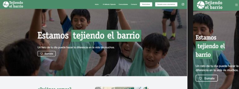Tejiendo el barrio
